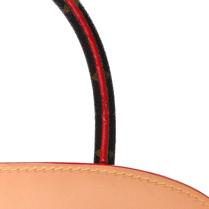 Louis Vuitton Monogram Calf Hair Spikes Iconoclasts Christian Louboutin Tote Red 15 of 18