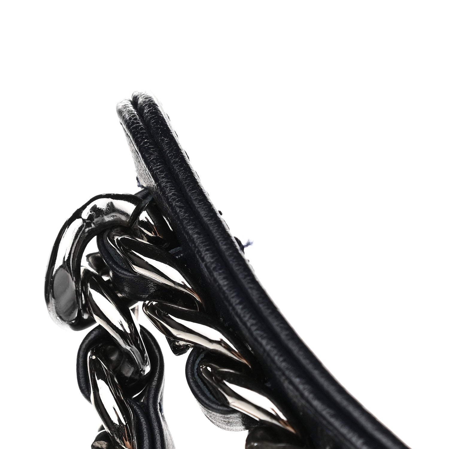 Chanel Lambskin Quilted Medium Chanel 19 Flap Navy Blue 10 of 11