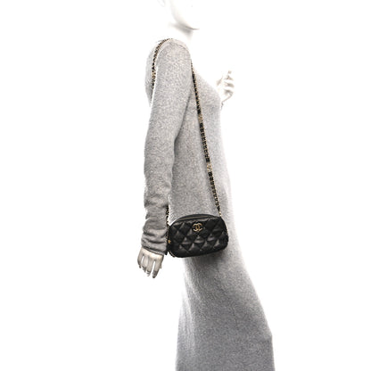 Chanel Caviar Quilted Mini CC You Camera Case Black 2 of 10