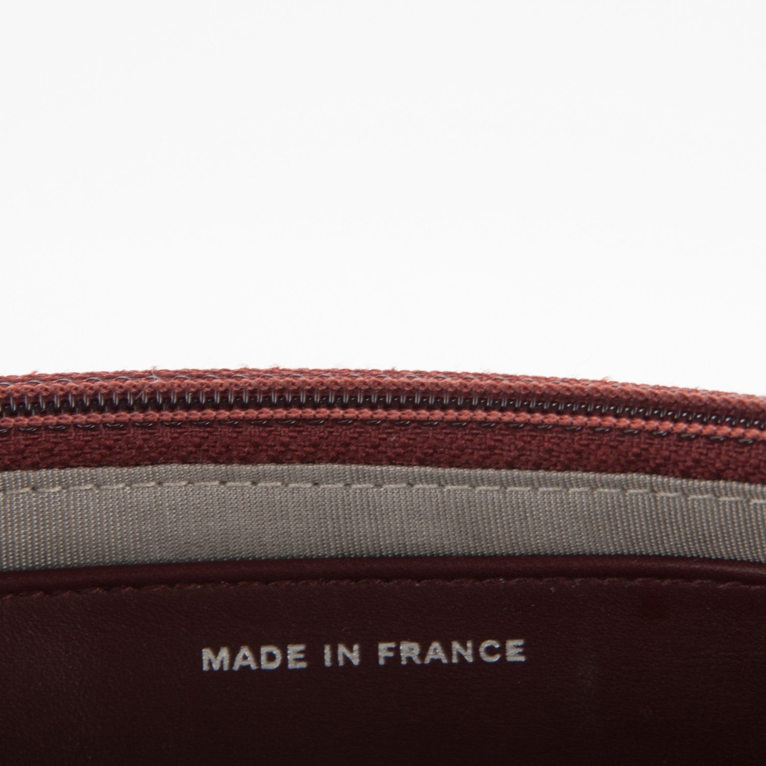 Chanel Caviar Half Moon Wallet On Chain WOC Dark Red 8 of 11