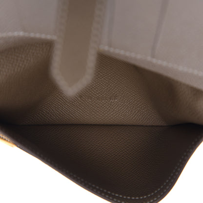 Hermes Epsom Bearn Gusset Wallet Etoupe 6 of 7