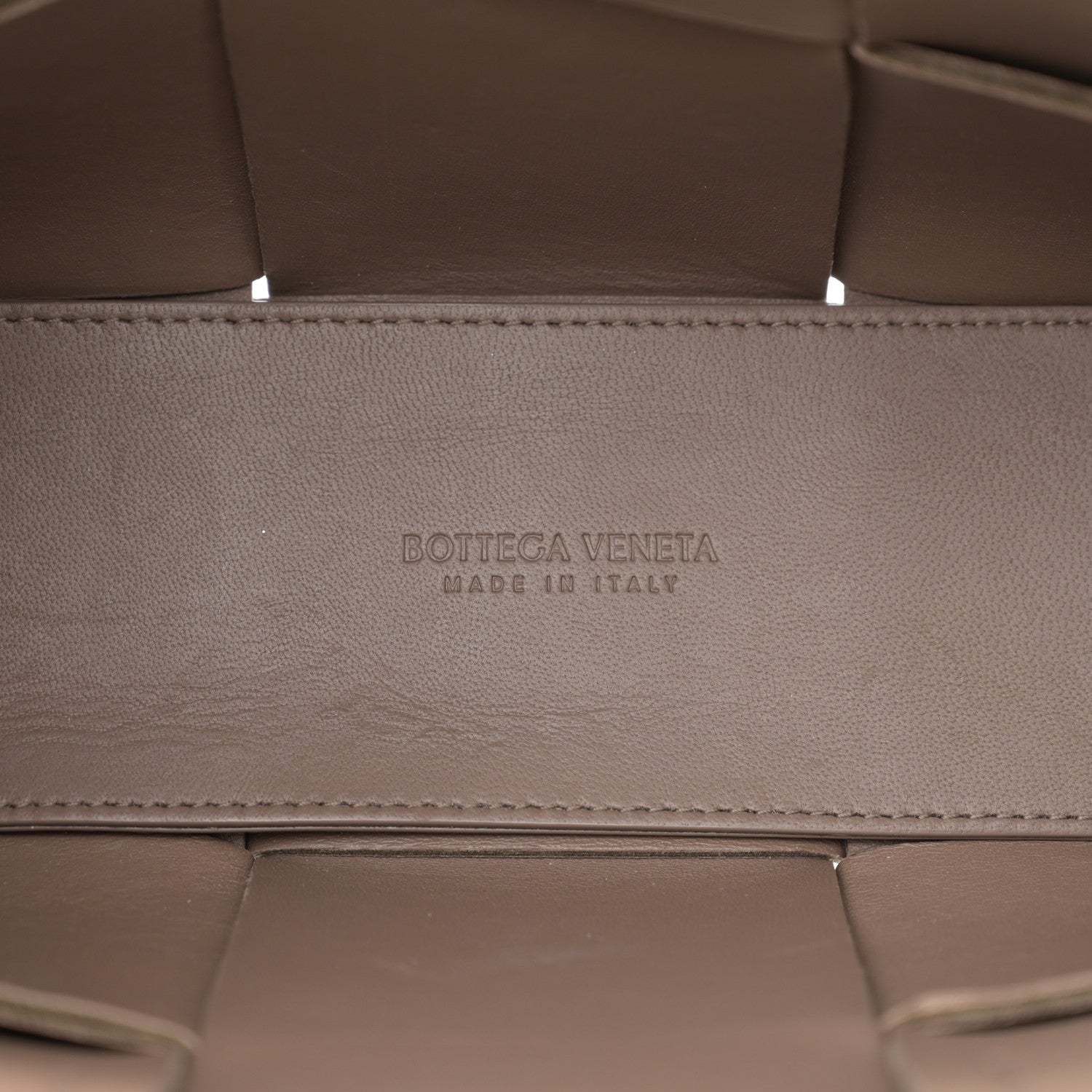 Bottega Veneta Nappa Maxi Intreccio Mini Arco Tote Taupe Grey 5 of 11
