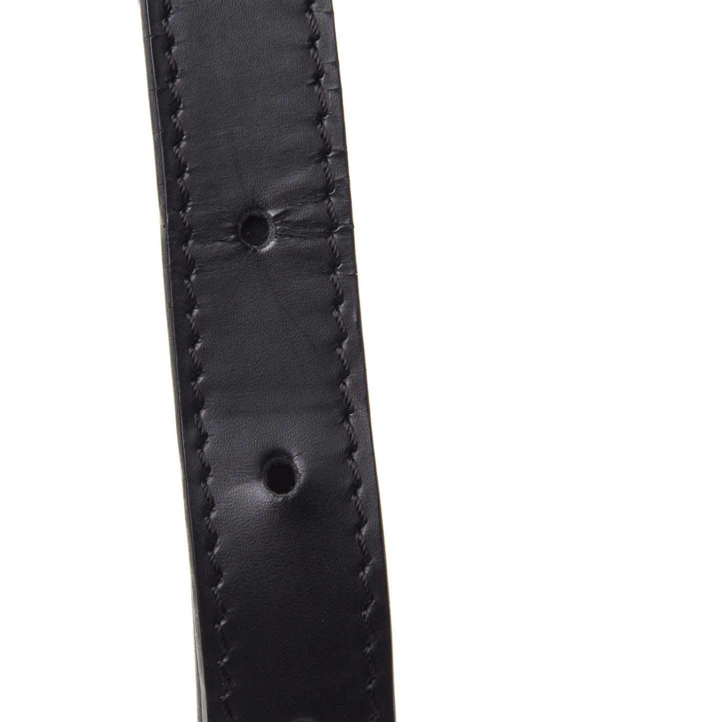Calfskin 20mm Adjustable Shoulder Strap Black