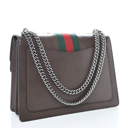 Gucci Calfskin Web Floral Embroidered Medium Dionysus Shoulder Bag New Acero 3 of 9