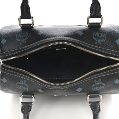 MCM Visetos Small Boston Bag Black 4 of 8