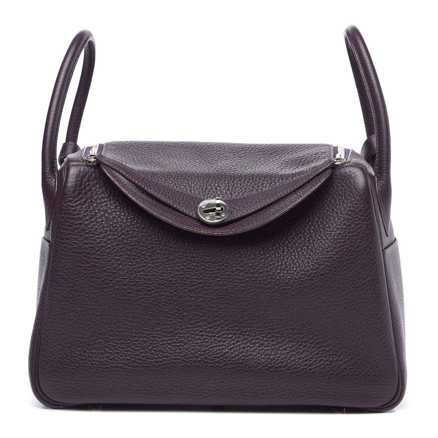 Hermes Taurillon Clemence Lindy 30 Raisin 1 of 11