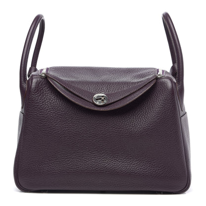 Hermes Taurillon Clemence Lindy 30 Raisin 1 of 11