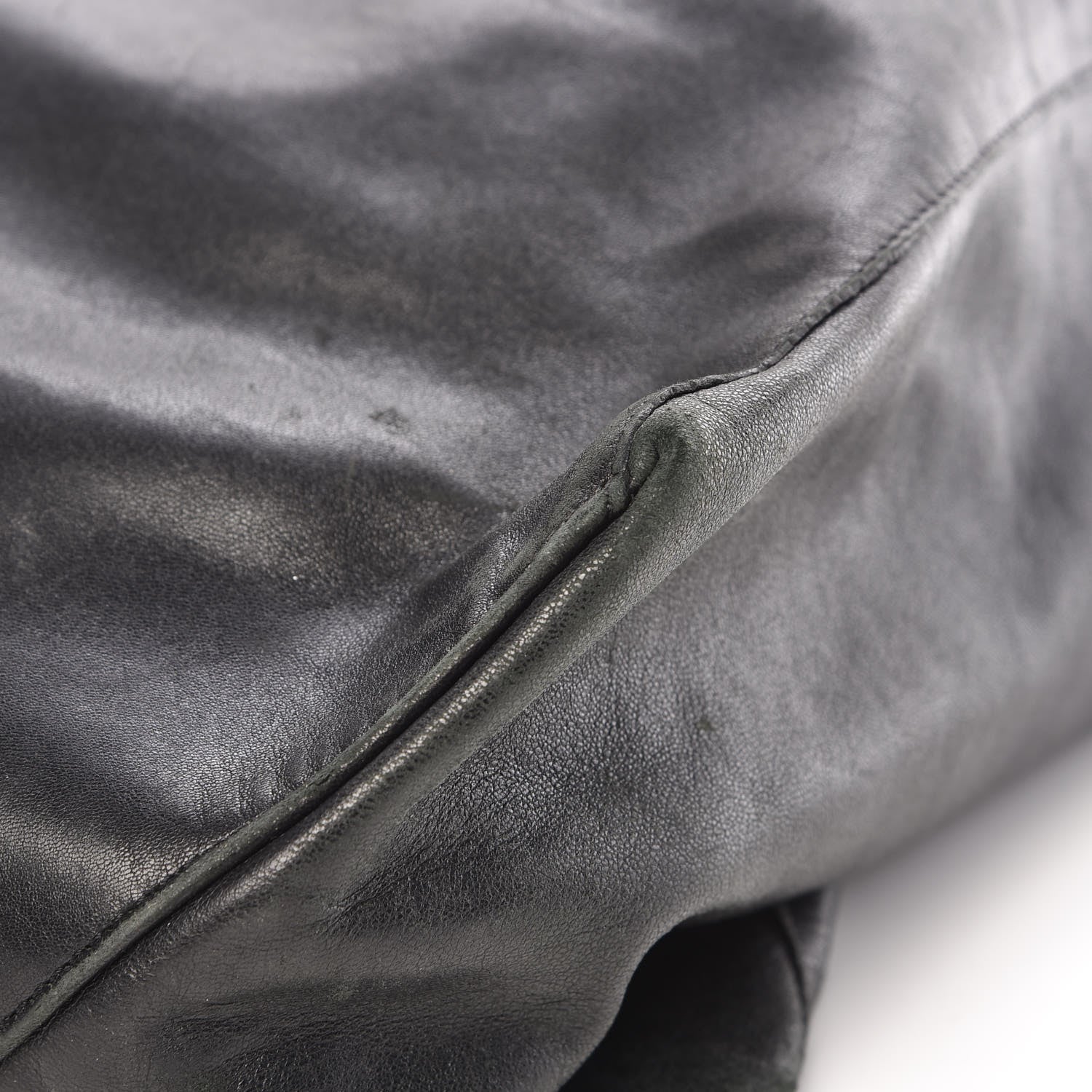 Celine Grained Calfskin Horizontal Cabas Black 17 of 18
