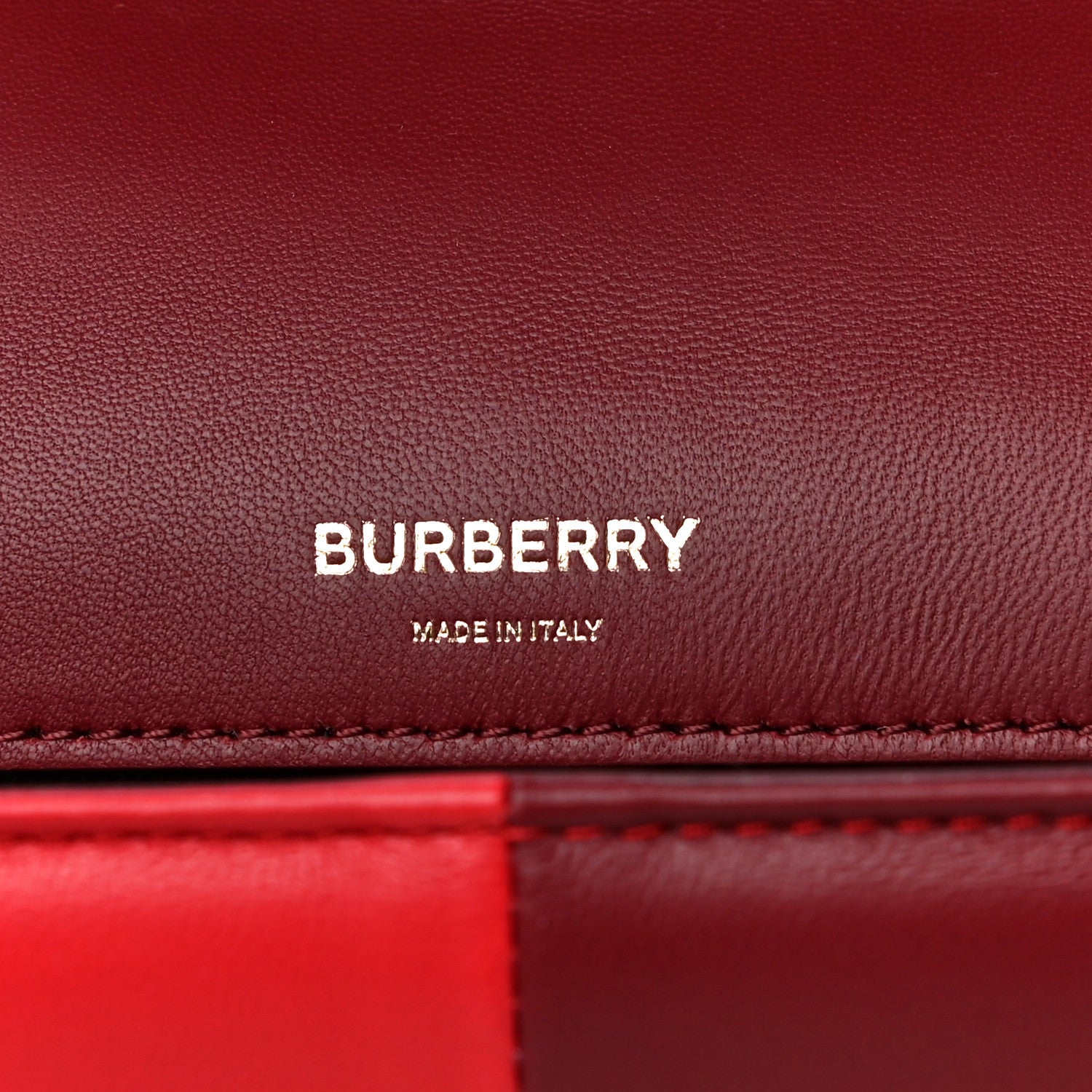 Burberry Lambskin Quilted Small Lola Bag Bright Red Dark Crimson 6 of 10