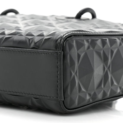 Christian Dior Calfskin Cannage Diamond Medium Lady D-Joy Black 7 of 14