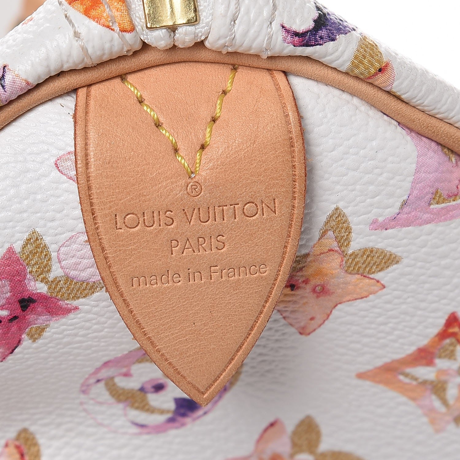 Louis Vuitton Watercolor Aquarelle Speedy 35 White 6 of 9