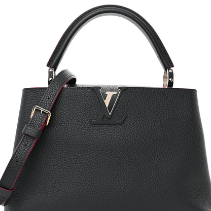 Louis Vuitton Taurillon Capucines PM Cobalt Fuchsia 7 of 11