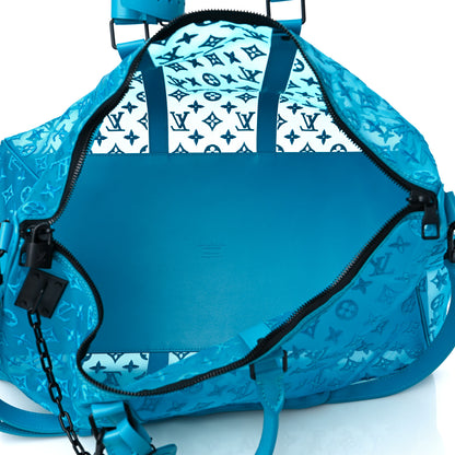 Louis Vuitton Monogram See Through Keepall Triangle Bandouliere 50 Turquoise 5 of 8