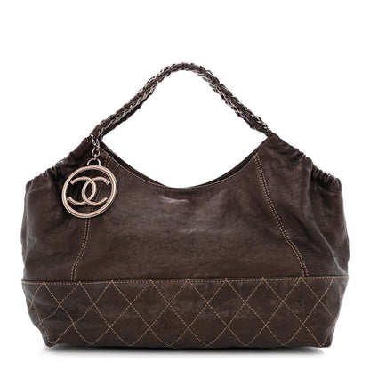 Chanel Metallic Calfskin Baby Coco Cabas Bronze 1 of 10