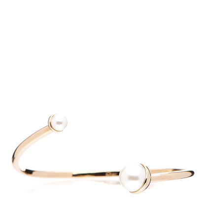 Christian Dior Pearl Cuff Gold 1 of 5