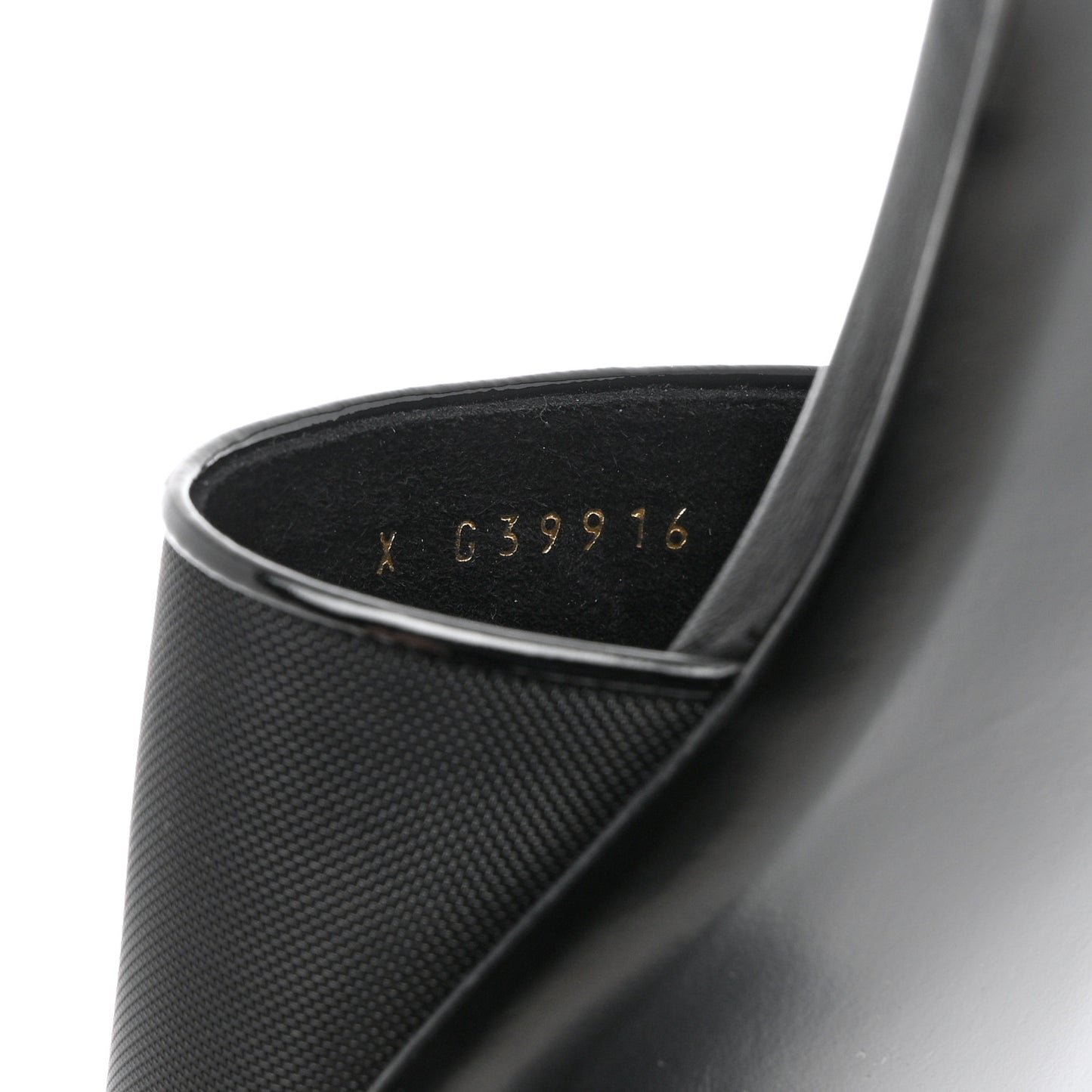 Mesh Patent Calfskin CC Mules 39.5 Black