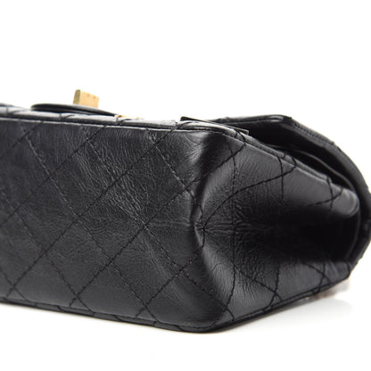 Chanel Aged Calfskin Casino 2.55 Reissue 224 Flap Black 8 of 14