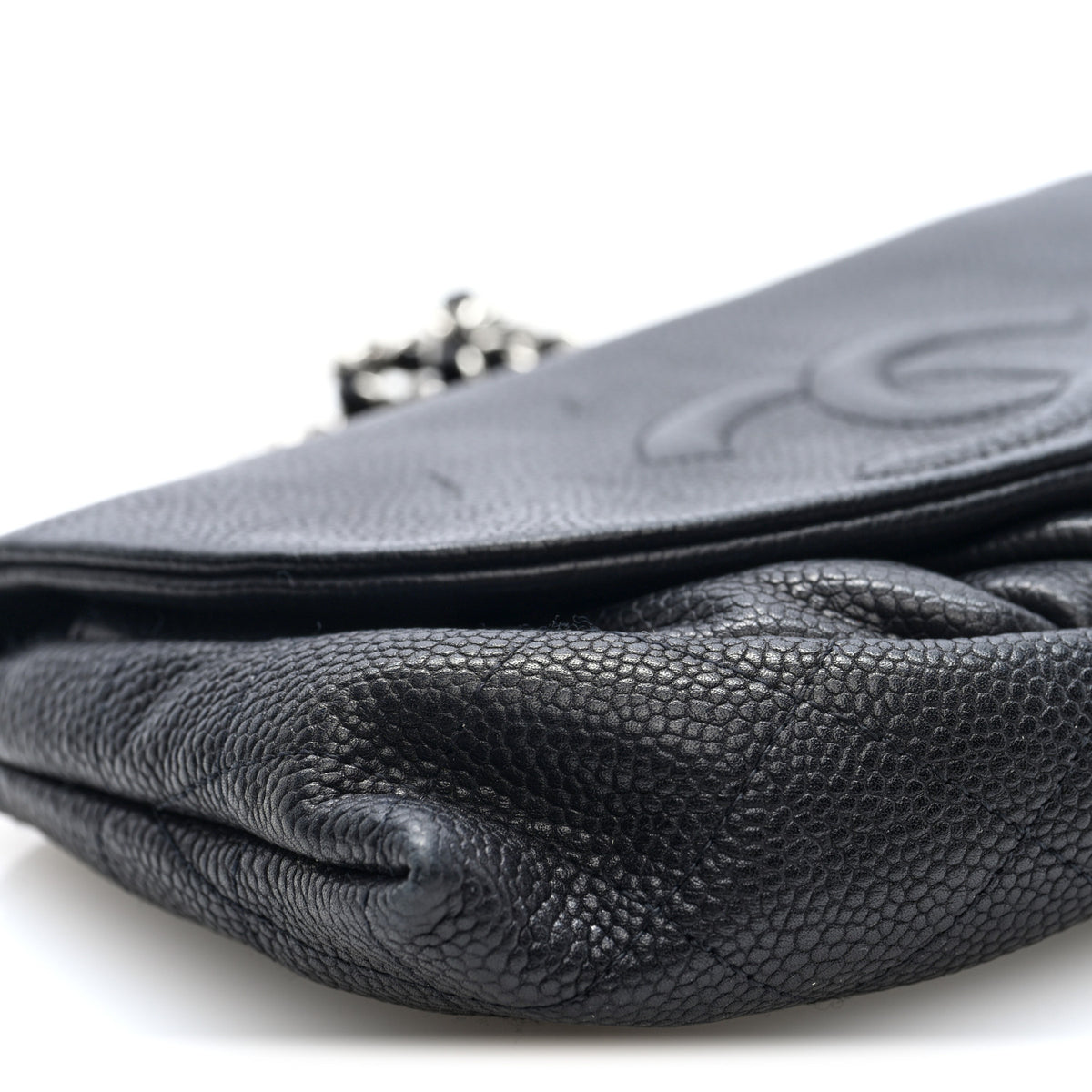 Caviar Half Moon Wallet On Chain WOC Black