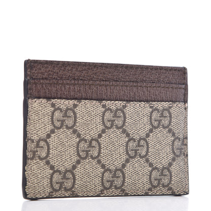 Gucci GG Supreme Monogram Ophidia Card Holder Brown 3 of 7