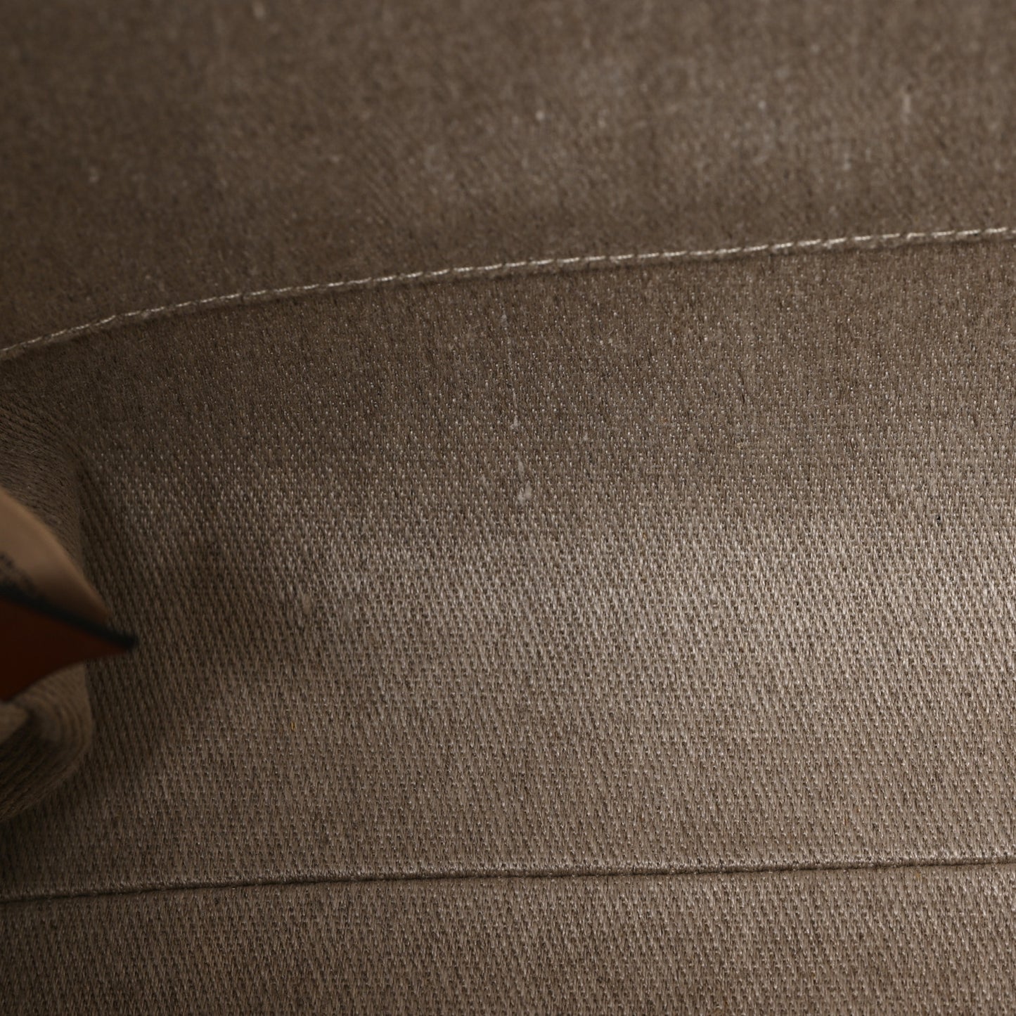 Cotton Calfskin Medium Woody Ribbon Tote White Brown