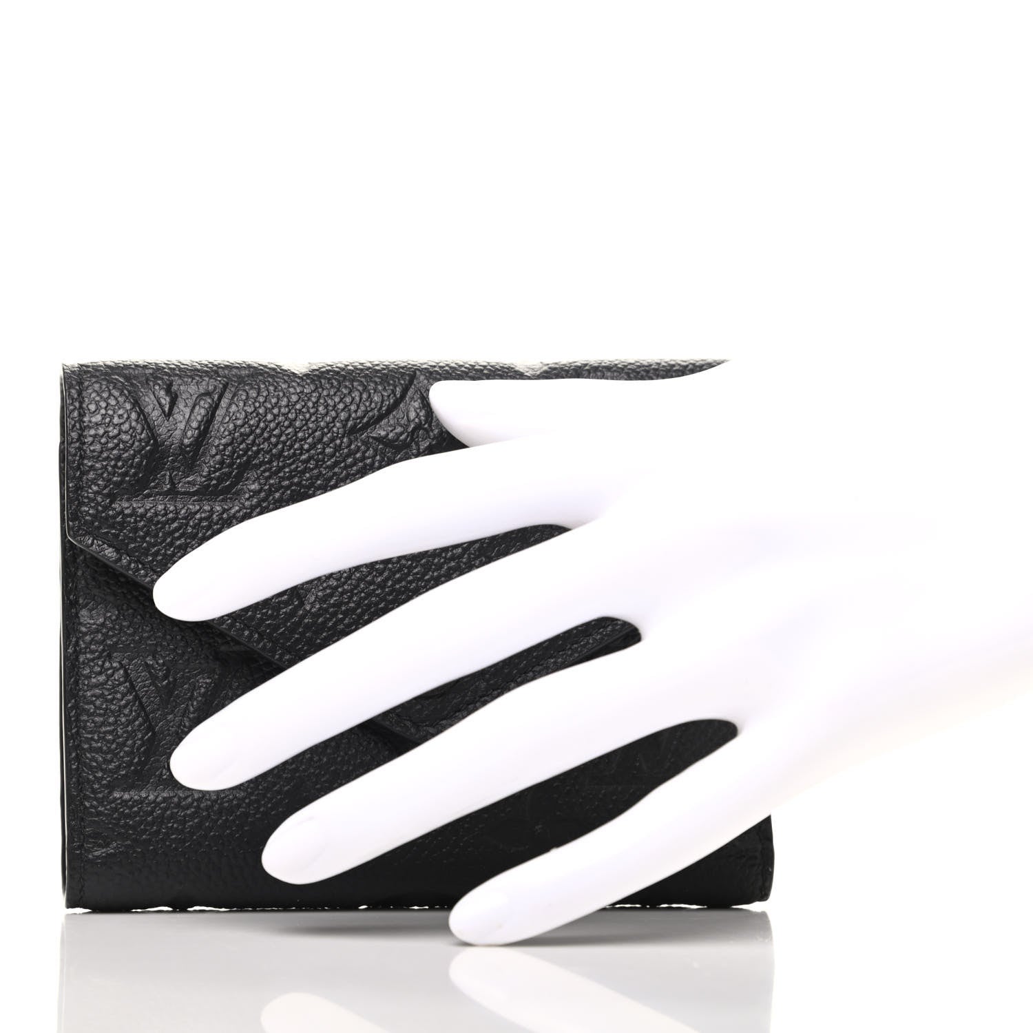 Louis Vuitton Empreinte Victorine Wallet Black 2 of 6