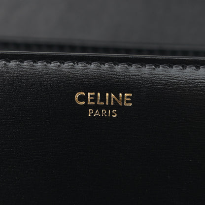 Celine Shiny Calfskin Medium Triomphe Black 6 of 12