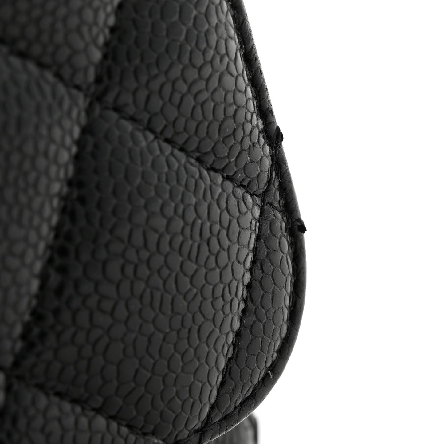 Caviar Quilted Maxi Double Flap Black