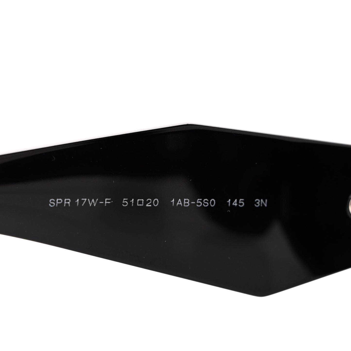 Acetate Symbole Sunglasses SPR 17W Black