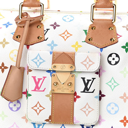 Louis Vuitton Monogram Multicolor Speedy 30 White 10 of 12