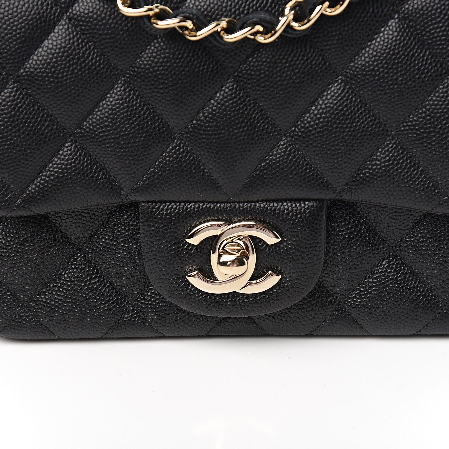 Chanel Caviar Quilted Mini Square Flap Black 9 of 9