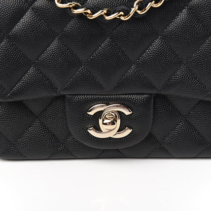 Chanel Caviar Quilted Mini Square Flap Black 9 of 9
