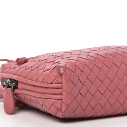 Bottega Veneta Nappa Intrecciato Nodini Crossbody Messenger Rose Pink 6 of 11