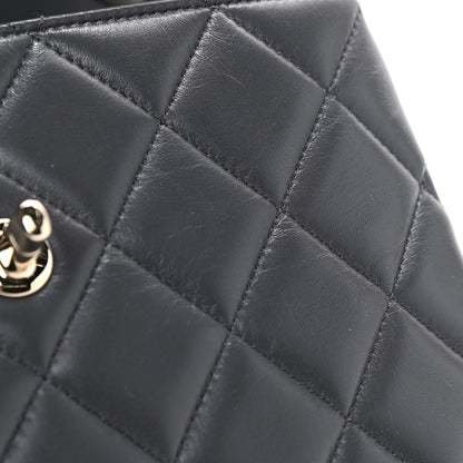 Chanel Lambskin Quilted Small Trendy CC Dual Handle Flap Bag Dark Grey 9 of 11
