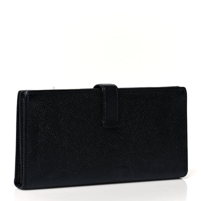Hermes Epsom Bearn Gusset Wallet Black 3 of 14