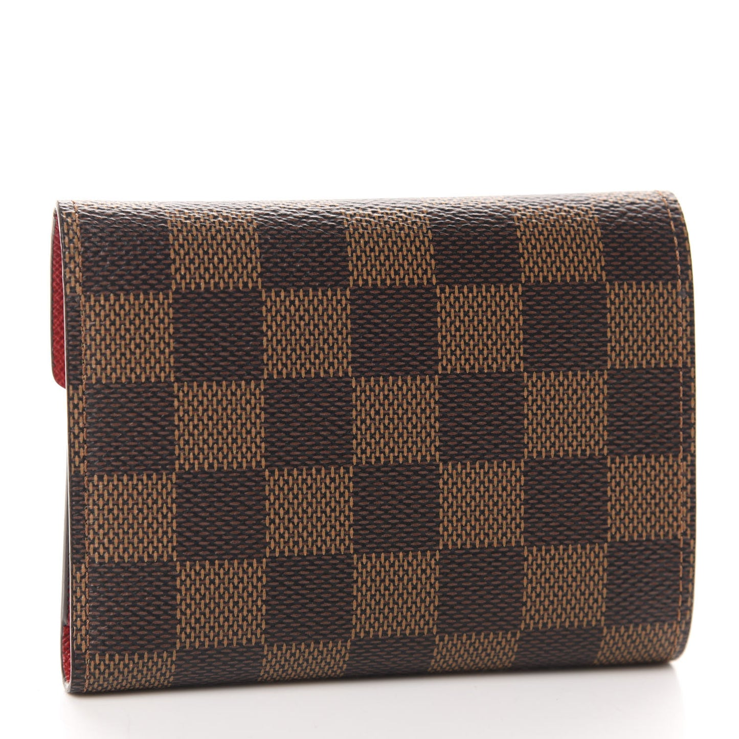 Damier Ebene Victorine Wallet Red