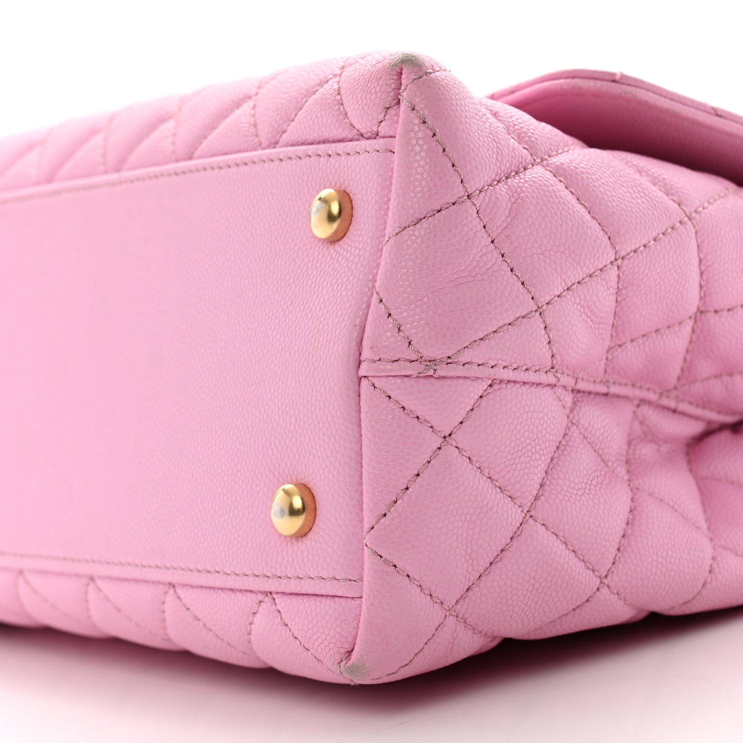 Chanel Caviar Quilted Small Coco Chain Handle Flap Lilac 10 of 16