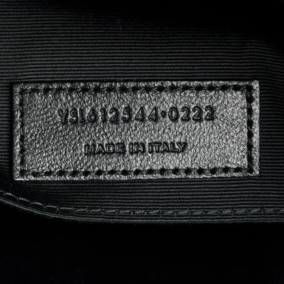 Saint Laurent Calfskin Matelasse Monogram Lou Camera Bag Dark Beige 7 of 11