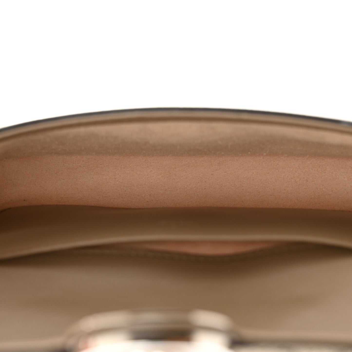 Senna GG Supreme Petite Mini GG Top Handle Shoulder Bag Beige Ebony