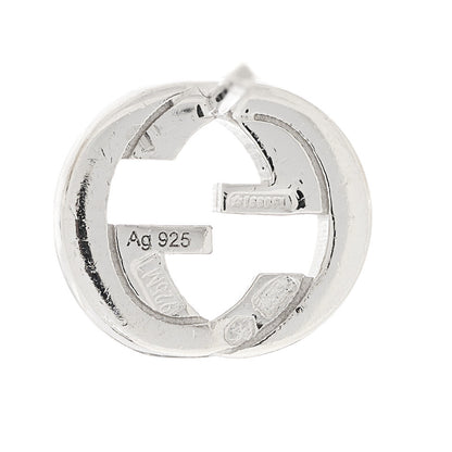 Gucci Sterling Silver Interlocking GG Stud Earrings 4 of 5