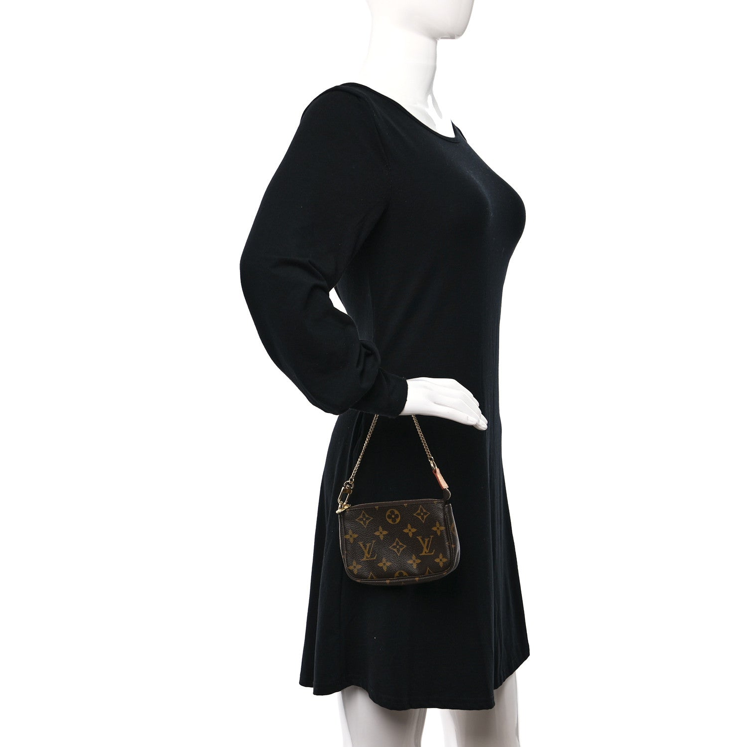 Louis Vuitton Monogram Mini Pochette Accessories 3 of 7