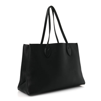 Louis Vuitton Grained Calfskin Lockme Shopper Black 3 of 11