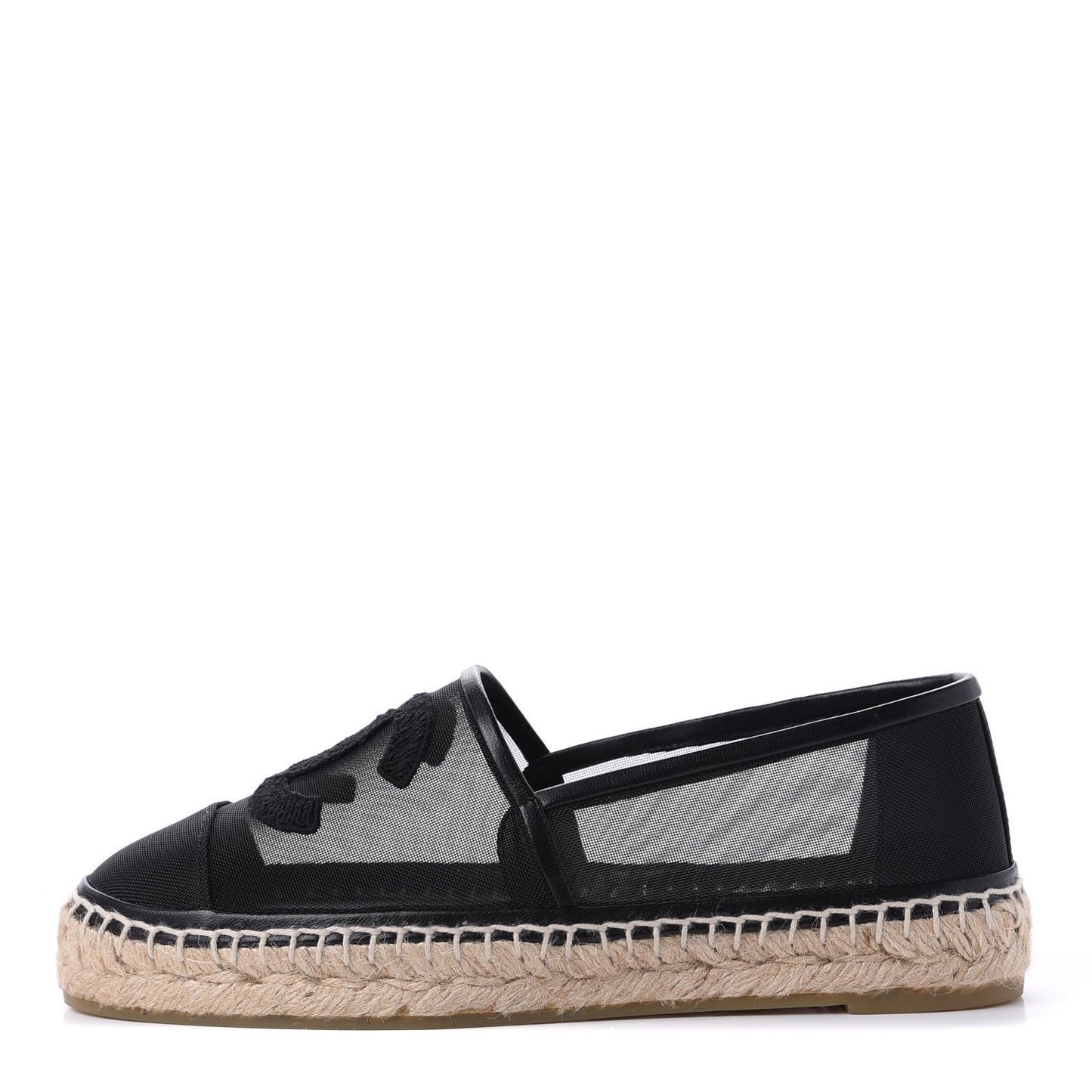 Mesh CC Espadrilles 37 Black