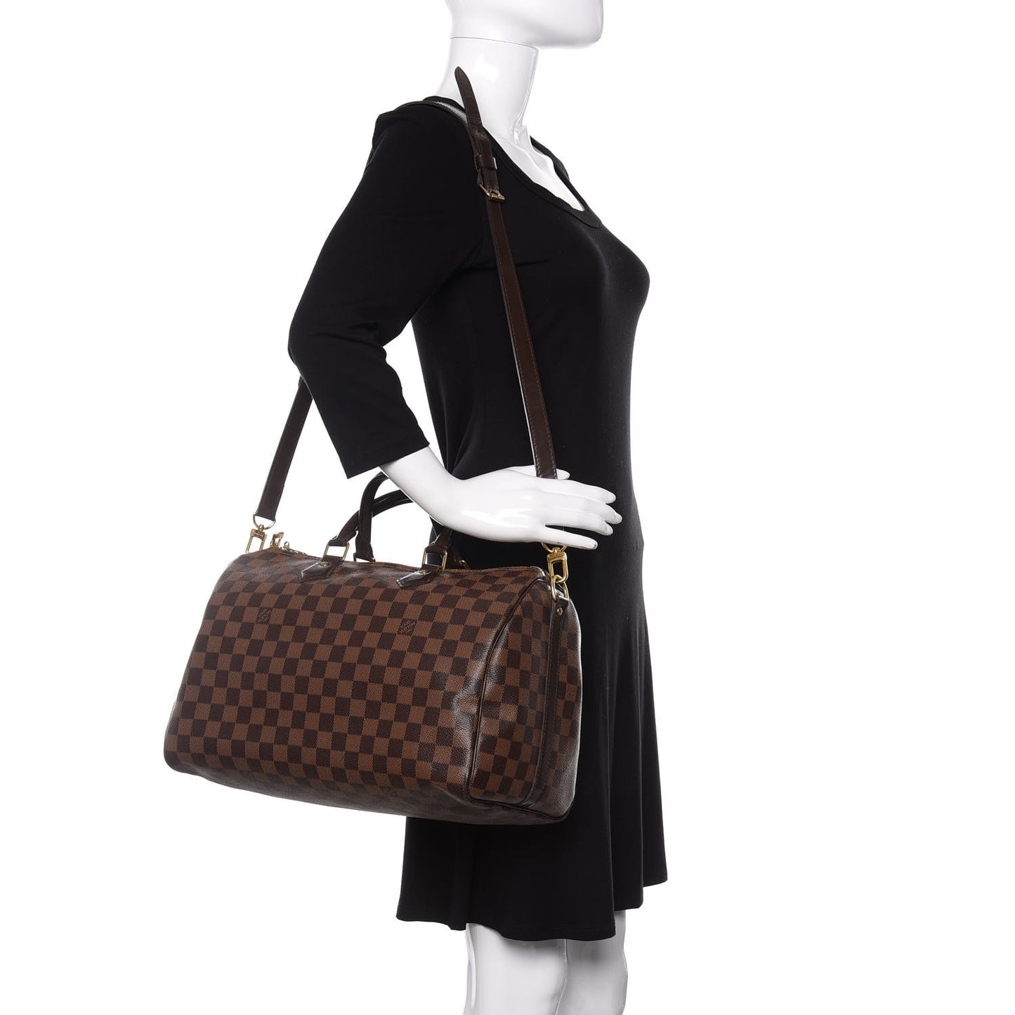Damier Ebene Speedy Bandouliere 35
