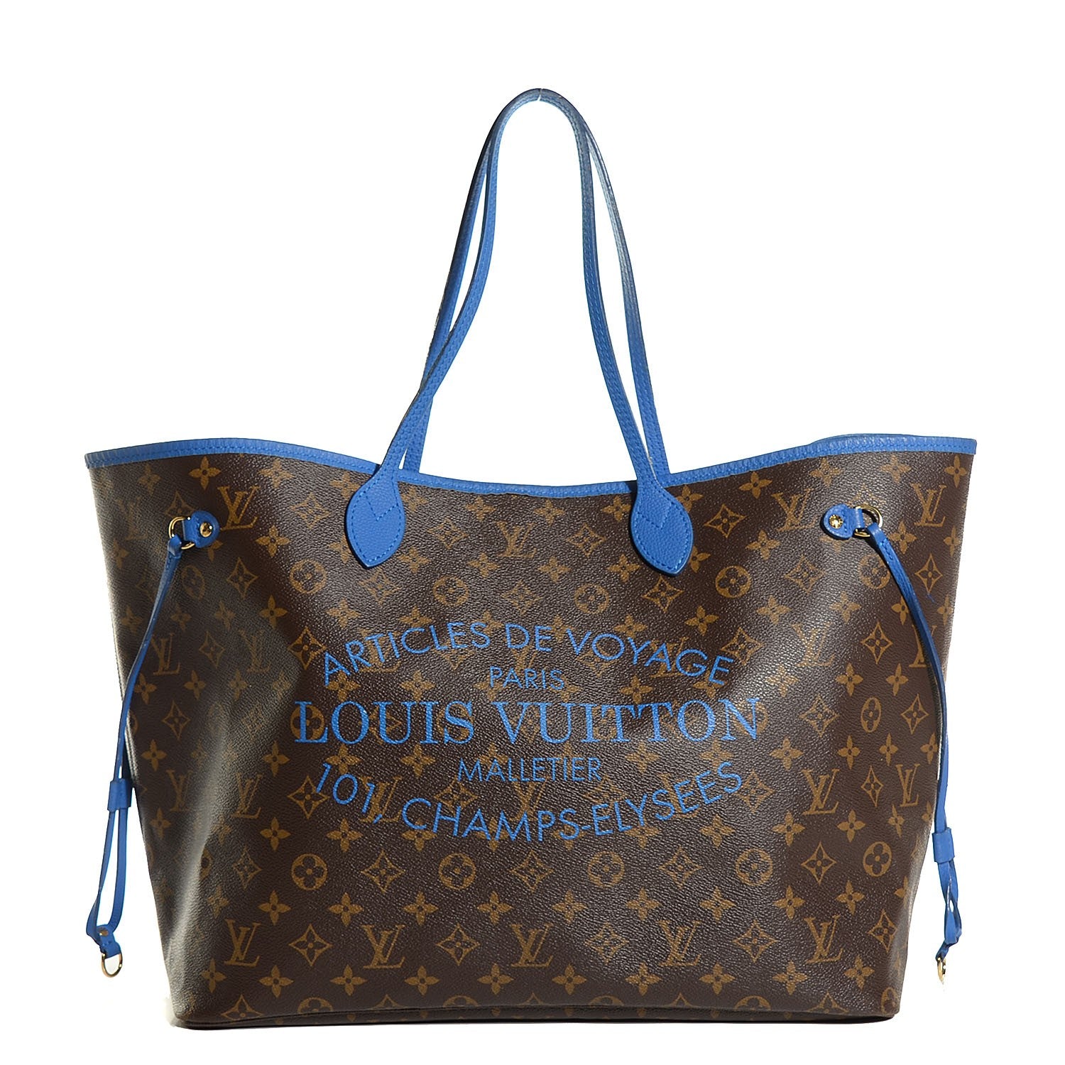 Louis Vuitton Monogram Articles de Voyage Ikat Neverfull GM Grand Blue 1 of 7