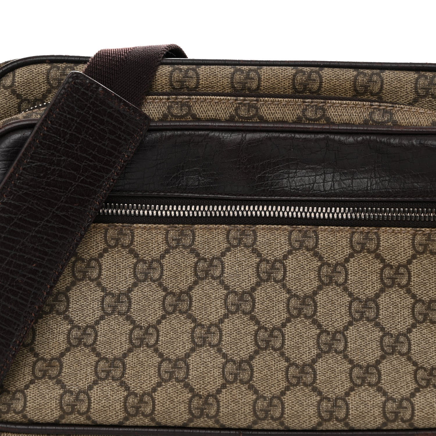 Gucci GG Plus Monogram Camera Bag Dark Brown 8 of 13