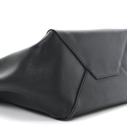 Celine Soft Grained Calfskin Small Belt Cabas Phantom Black 8 of 10