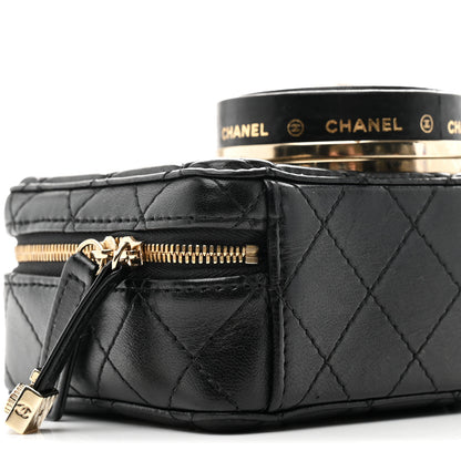 Chanel Lambskin Quilted Coco Click Bag Black 10 of 12