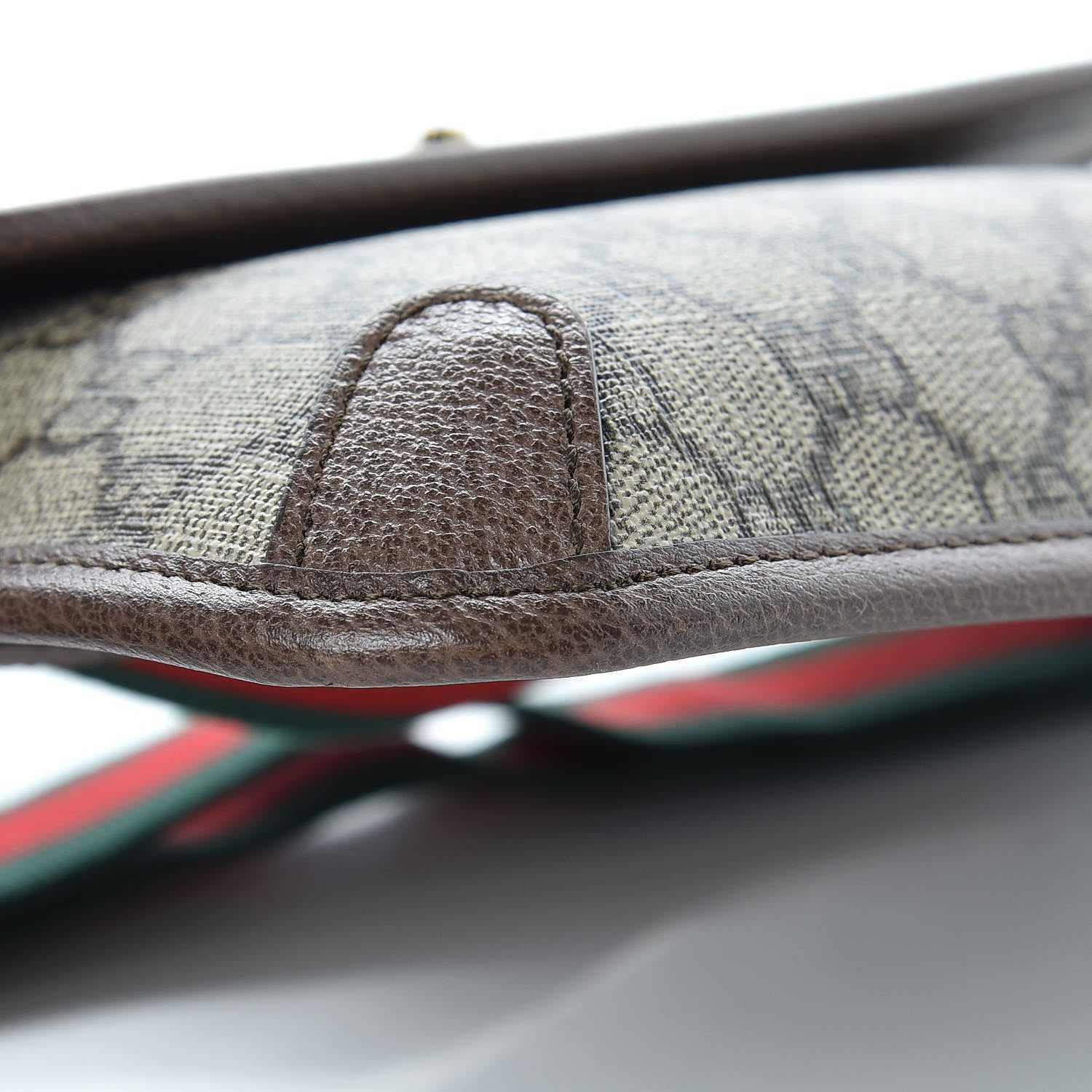 Gucci GG Supreme Monogram Neo Vintage Web Belt Bag Brown 10 of 10