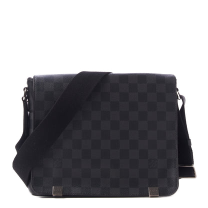 Louis Vuitton Damier Graphite District PM 1 of 8