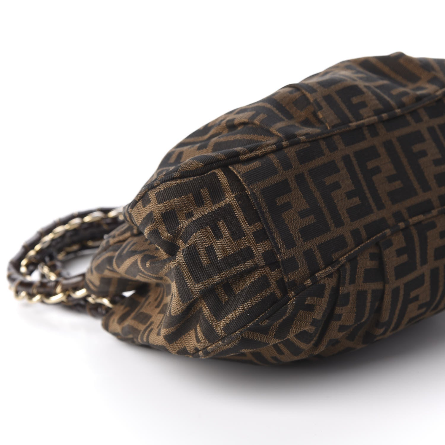 Fendi Zucca Small Mia Tote Tobacco 6 of 10